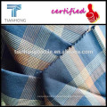 100%cotton yarn dyed fabric / Blue brown plaid shirt fabric/The latest design fabrics